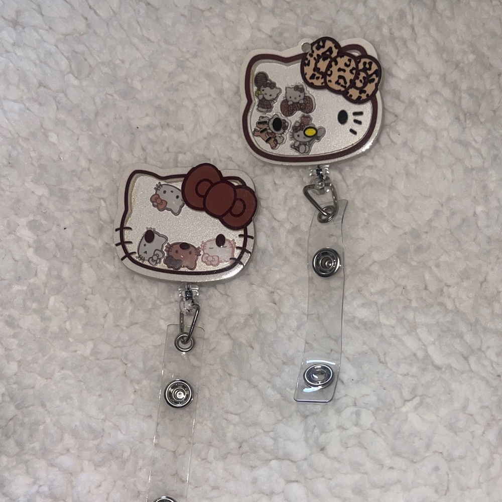 Hello Kitty 2Pcs ID Badge Holders